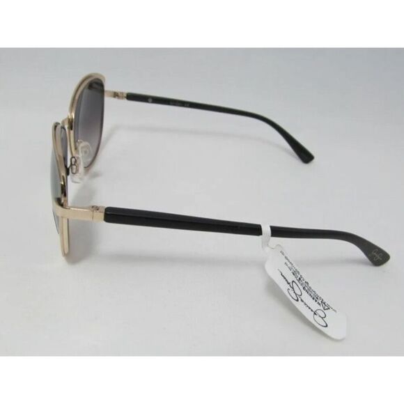 Jessica Simpson J5316 OXGD Black & Gold Cat Eye Sunglasses Black Arms NWT - Picture 5 of 8